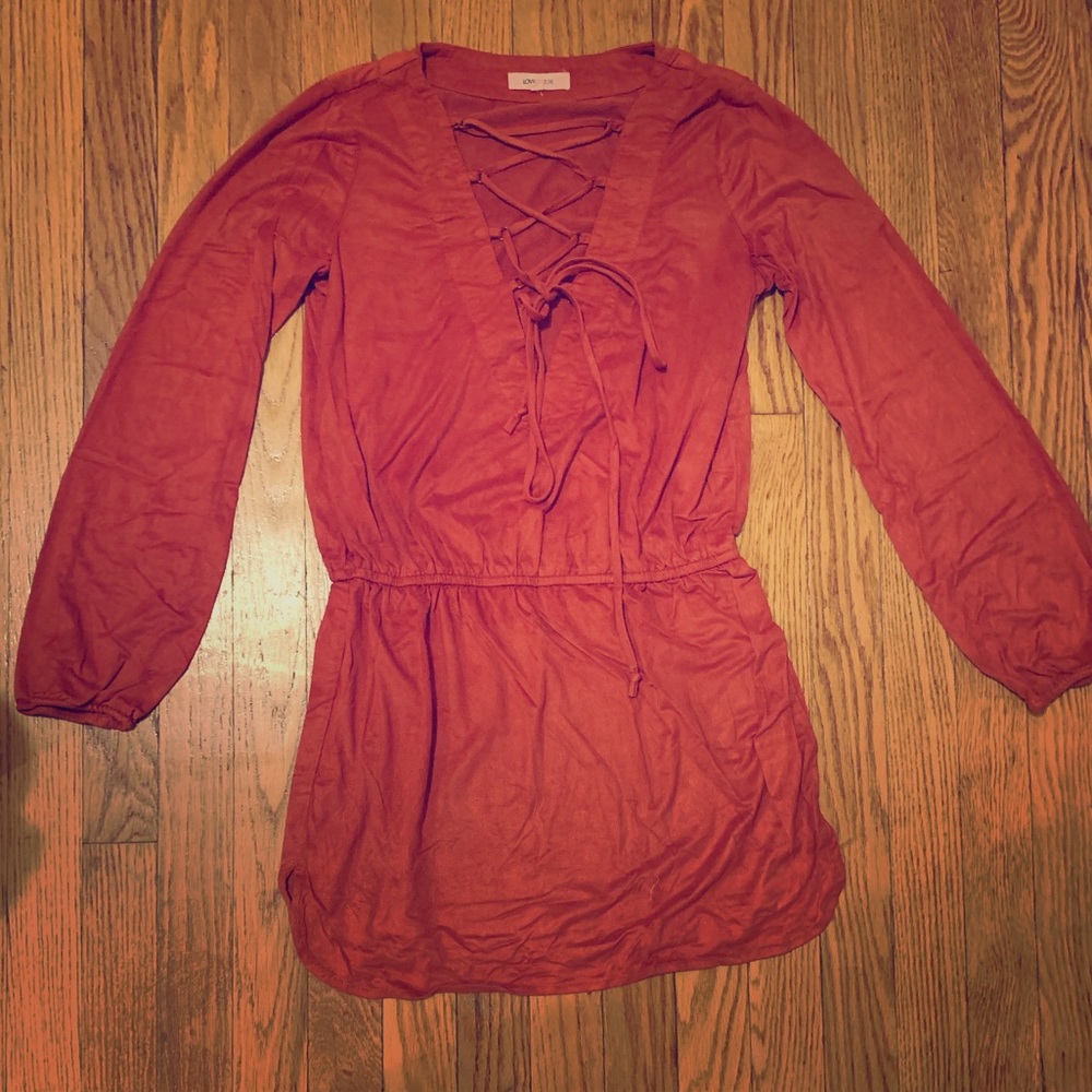 Love culture: suede top